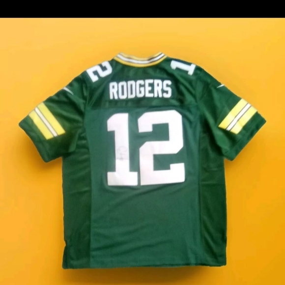 Green Bay Packers Nike On Field Jersey #12 Aaron Rogers Signed